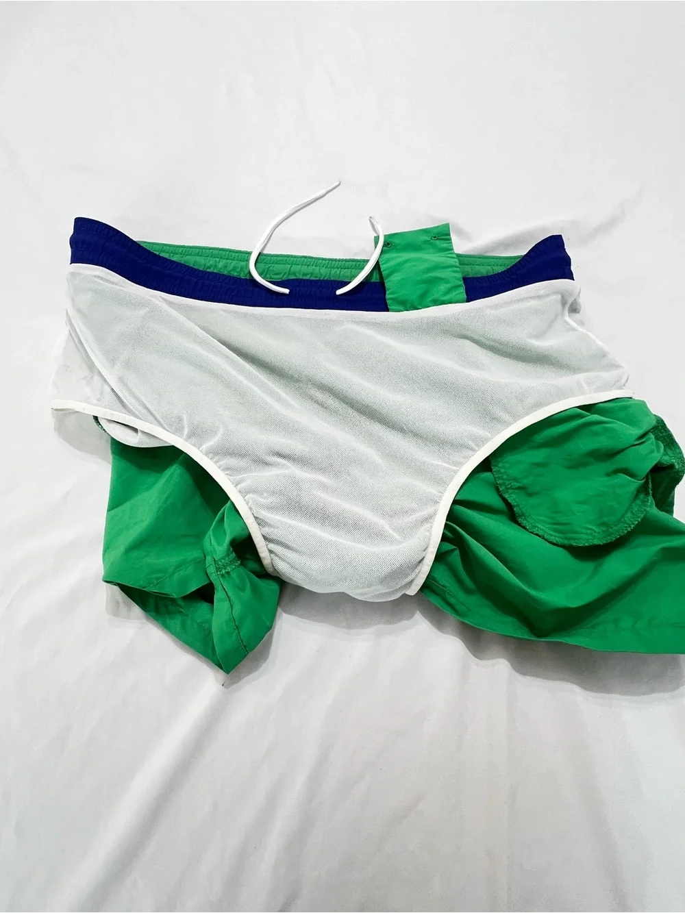 Polo by Ralph Lauren Green Swim Trunks Preppy Size XL